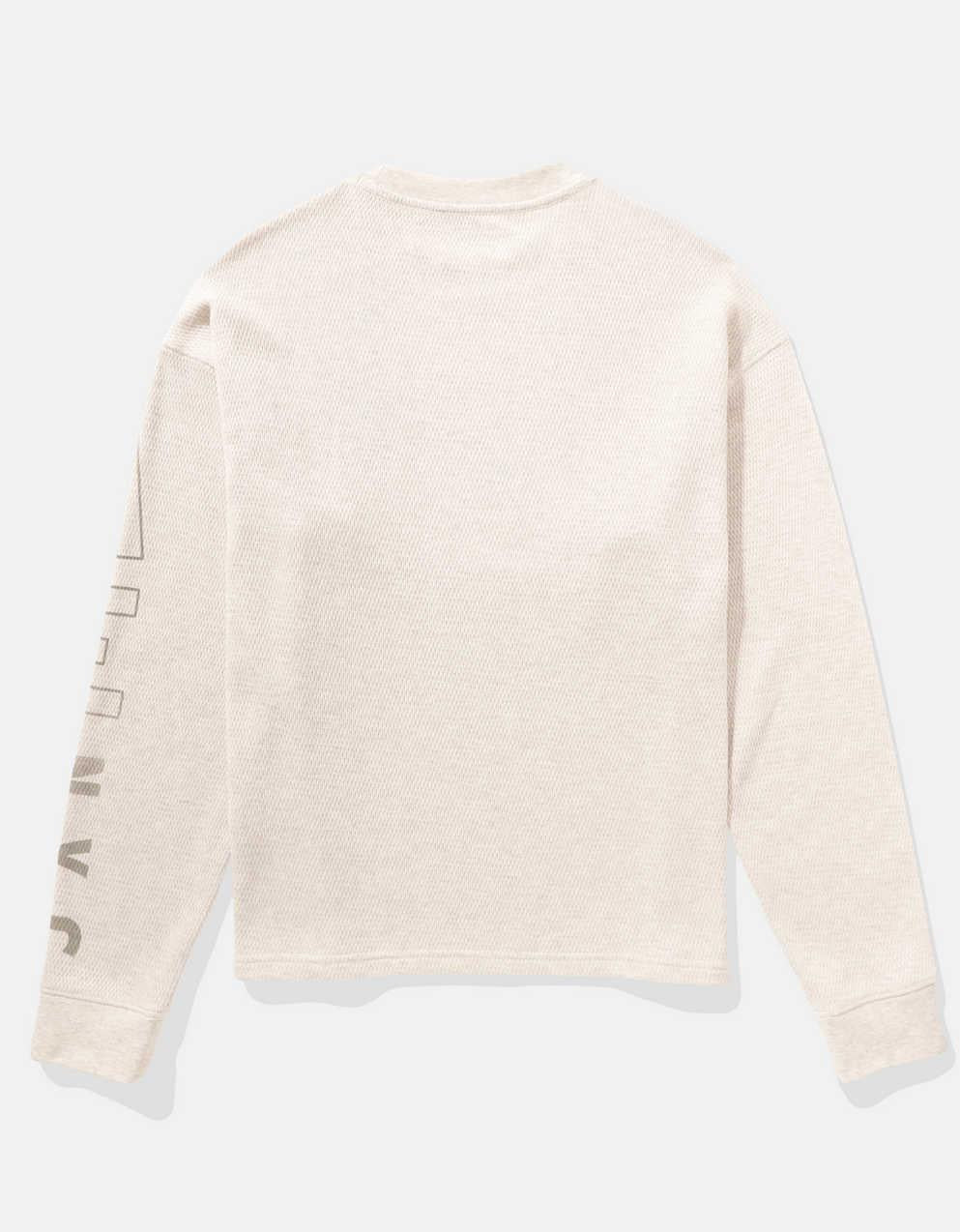 AE Oversized Long-Sleeve Elevated Logo Graphic Thermal T-Shirt