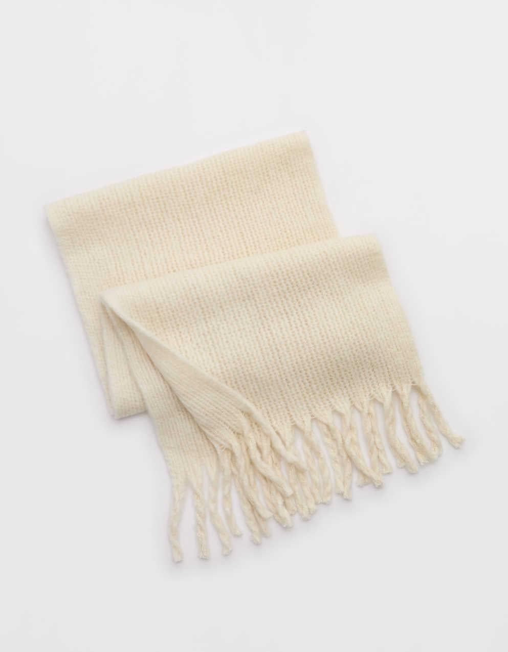 Aerie Fuzzy Knit Scarf