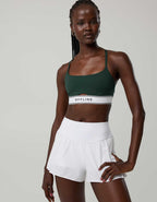 OFFLINE By Aerie The Hugger Logo Elastic Sports Bra