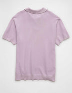 AE Weekend Washed Sweater Polo Shirt