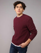 AE Waffle Crew Neck Sweater
