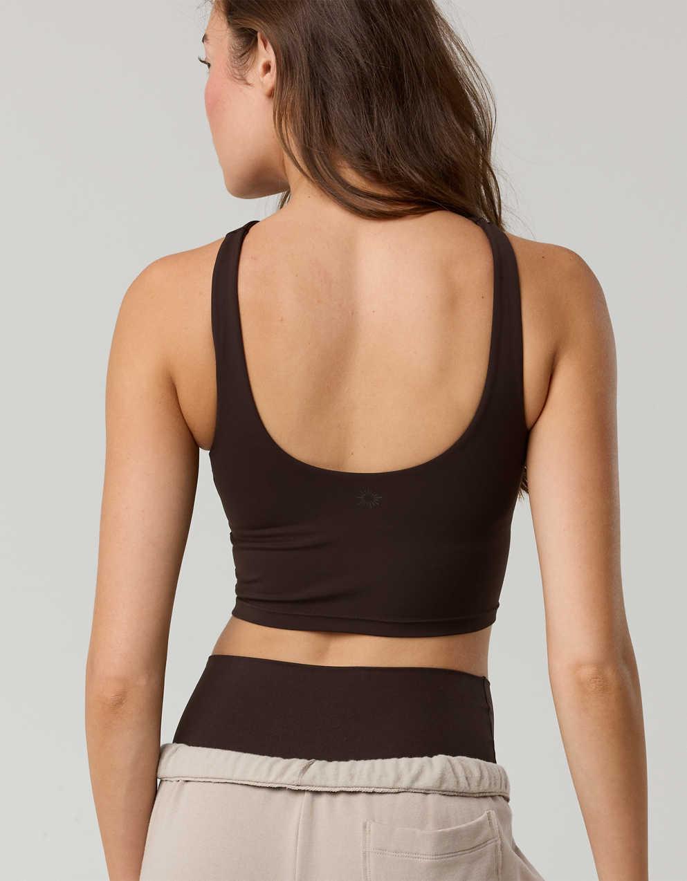 OFFLINE By Aerie Real Me XTRA Criss Cross High Neck Sports Bra