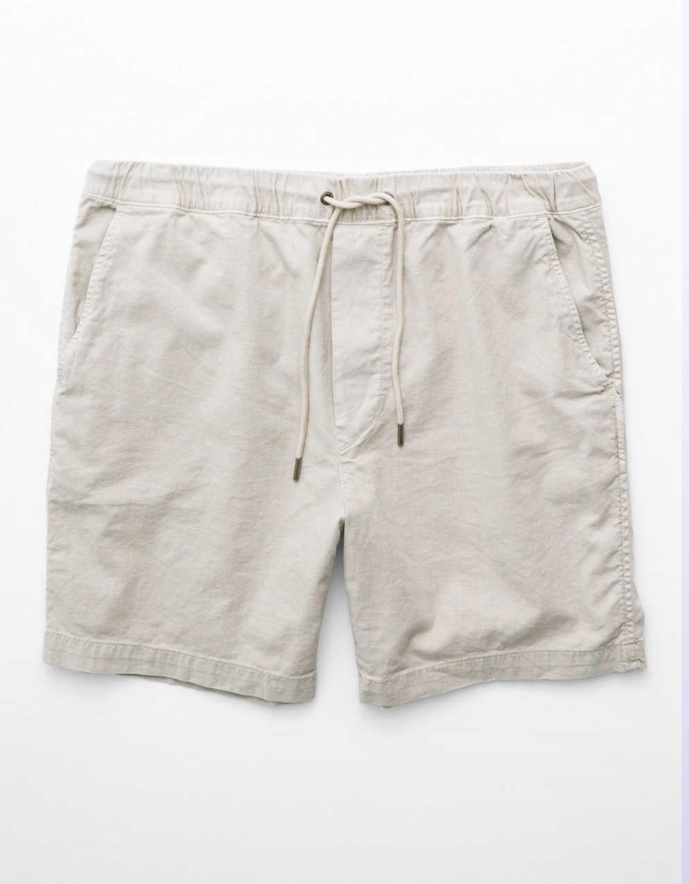 AE 8" Flex Lived-In Linen-Blend Trekker Short