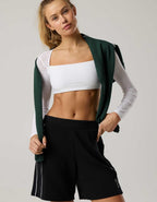OFFLINE By Aerie Real Me Lace Long Sleeve Bra Top