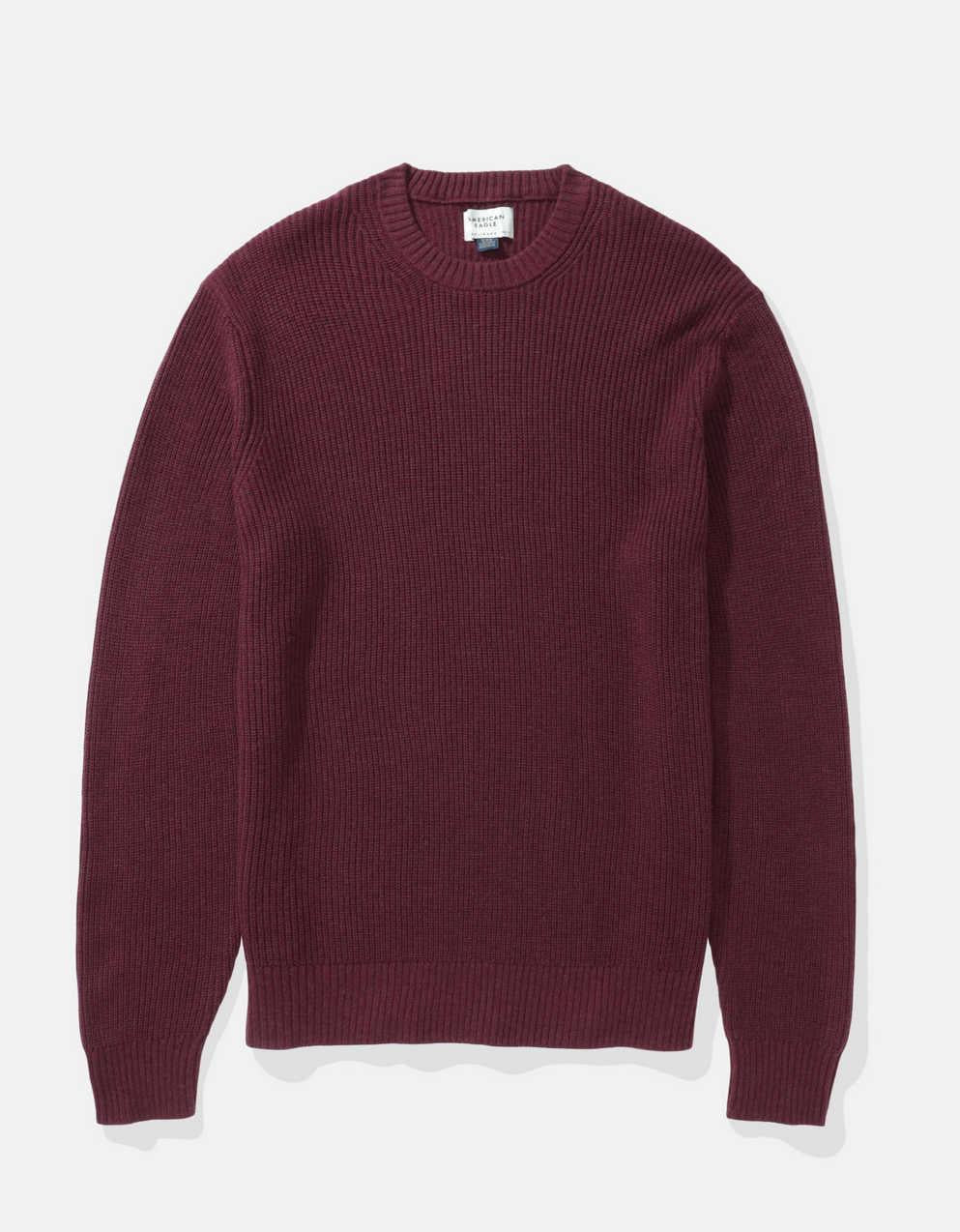 AE Waffle Crew Neck Sweater