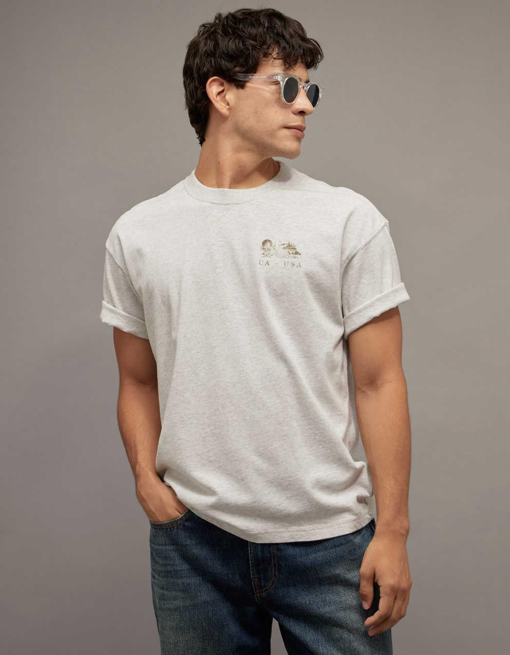 AE Boxy Fit Destination Graphic T-Shirt