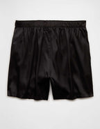 AEO Men's Solid Satin Pocket Boxer Short