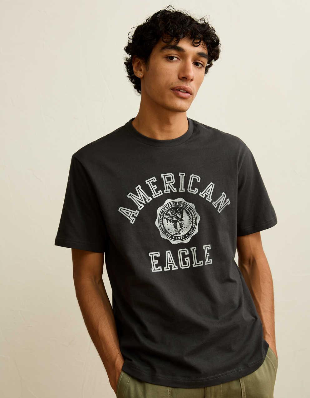 AE Standard Fit Graphic Logo T-Shirt