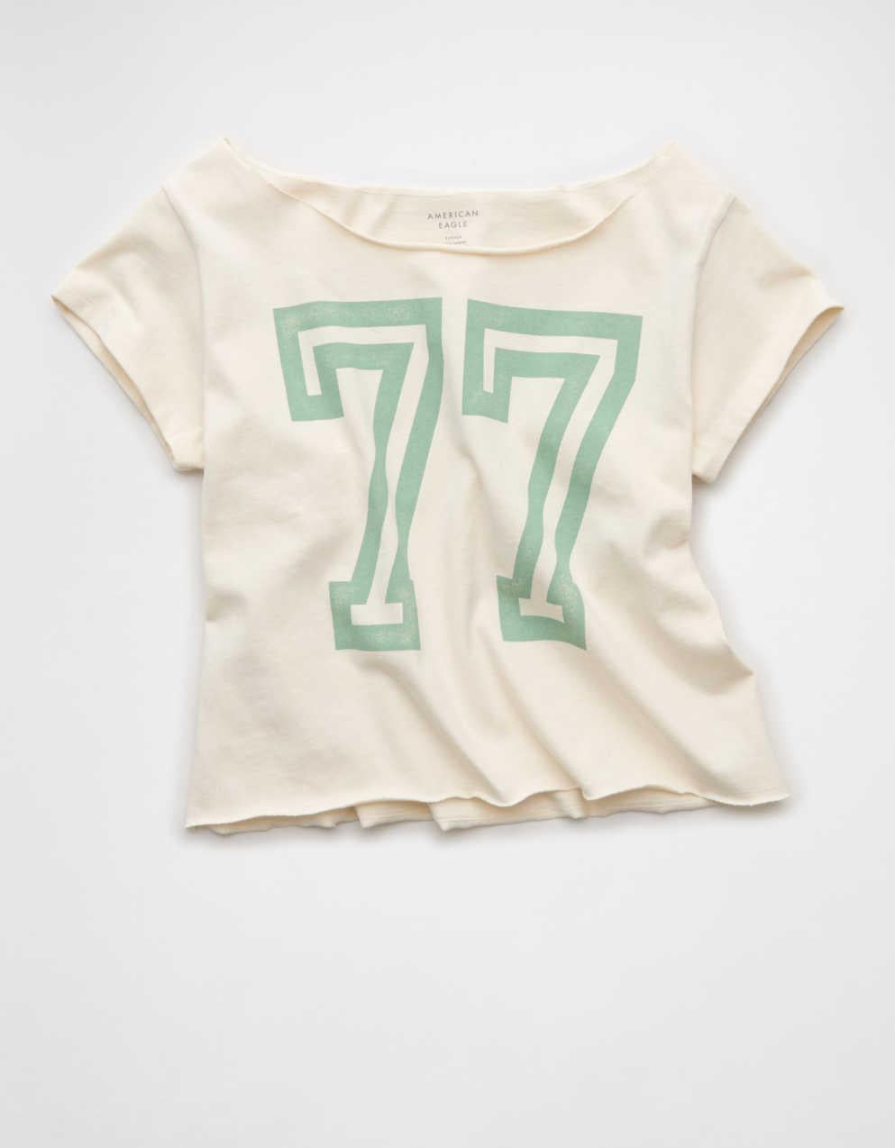 AE Off The Shoulder Graphic T-Shirt