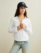 AE Fitted Poplin Button-Up Shirt