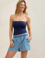 Aerie Daydream Denim Stretch Short