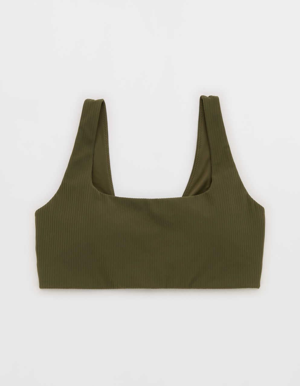 OFFLINE By Aerie Real Me XTRA Ribbed Classic Sports Bra
