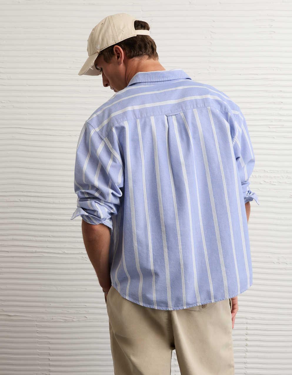 AE Relaxed Fit Oxford Button-Up Shirt
