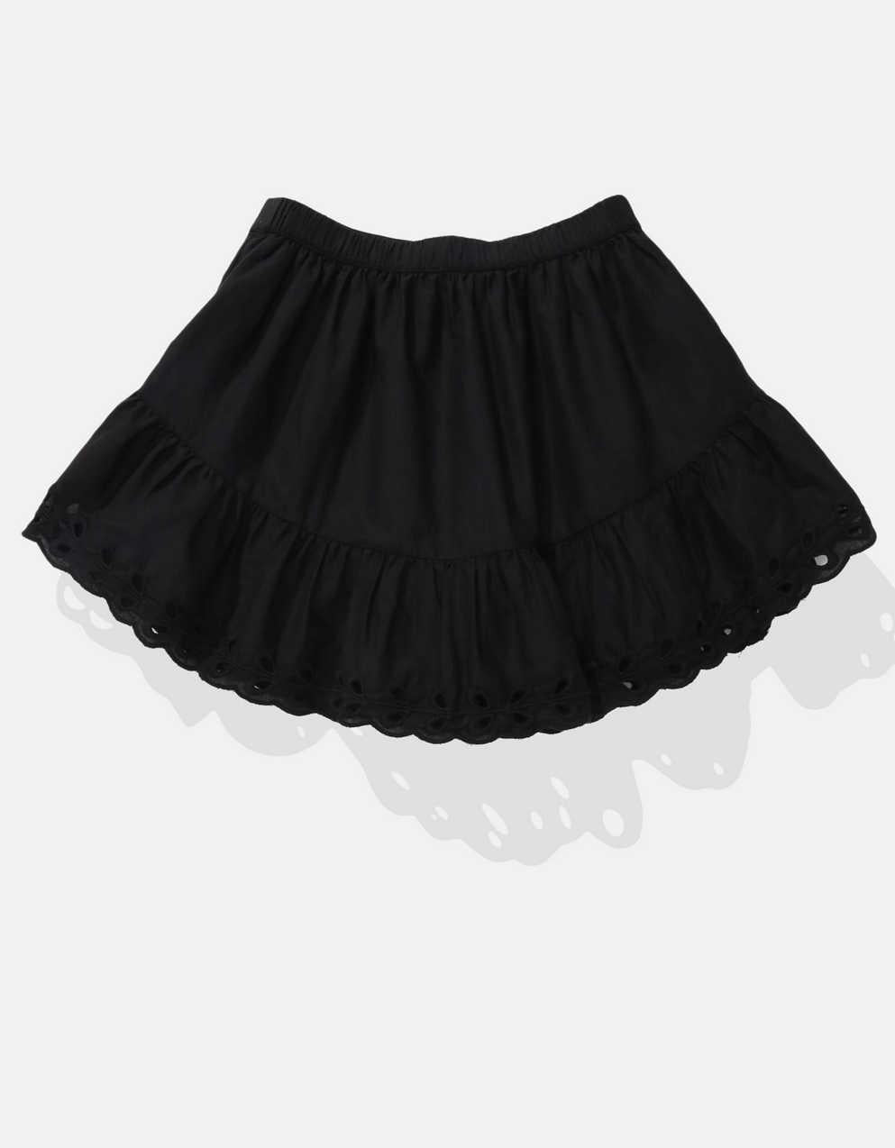 AE High-Waisted Embroidered Eyelet Mini Skirt