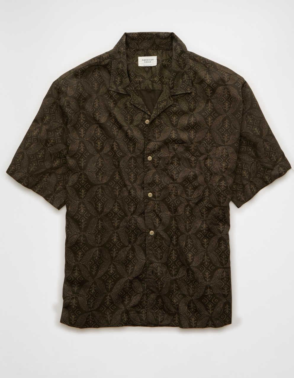 AE Relaxed Fit Short-Sleeve Camp Collar Shirt