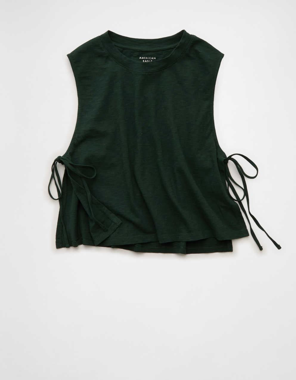 AE Sunchaser Side-Tie Muscle Tank Top