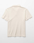 AE Standard Fit Johnny Collar Knit Polo Shirt