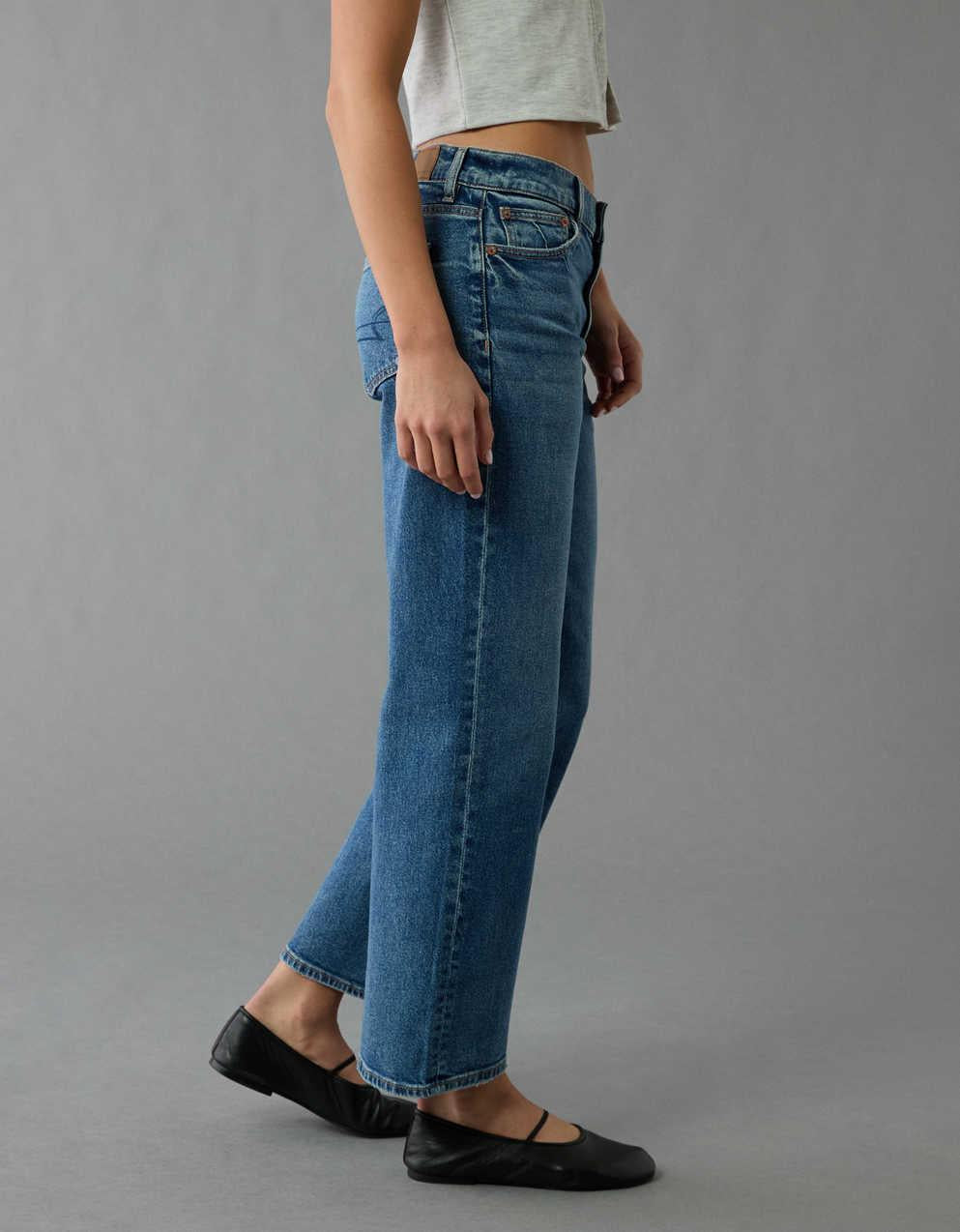 AE Stretch High-Waisted Stovepipe Crop Jean