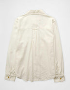 AE Bestie Linen-Blend Button-Up Shirt