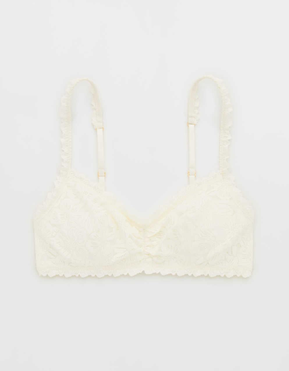 Show Off Rosey Lace Padded Scoop Bralette