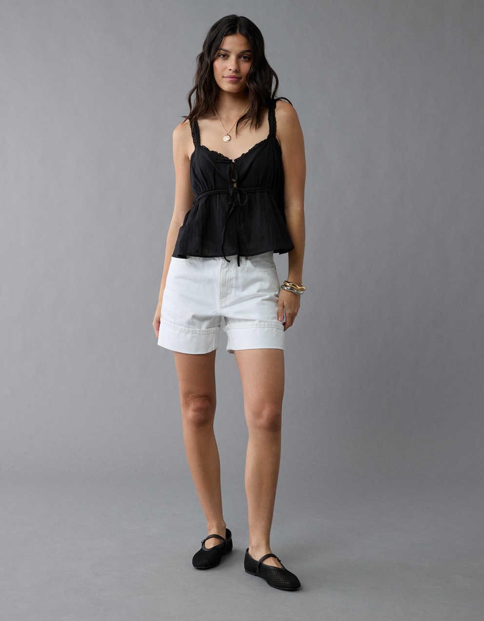 AE 6" Strigid Super High-Waisted Relaxed Denim Short