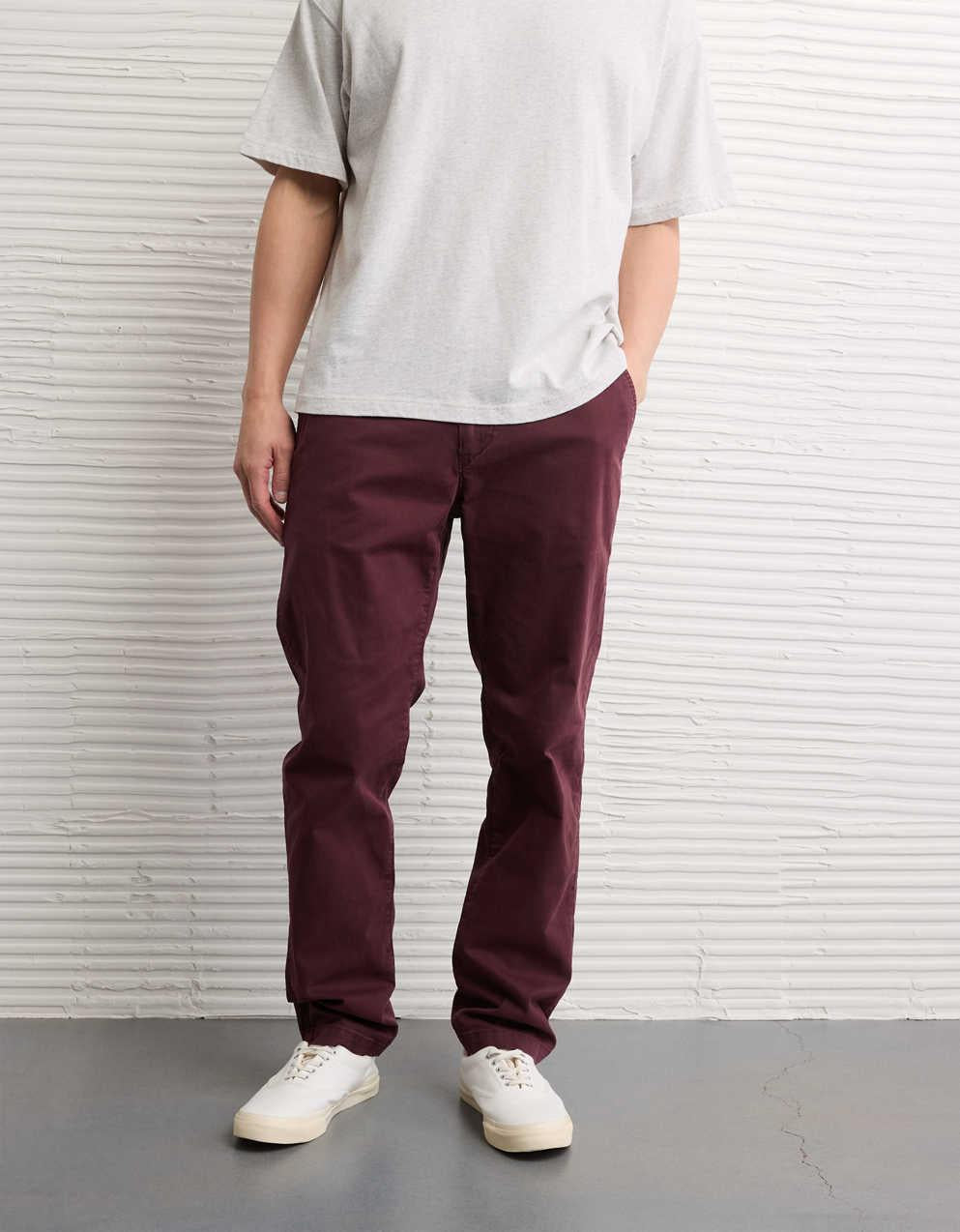 AE Flex Original Straight Lived-In Khaki Pant