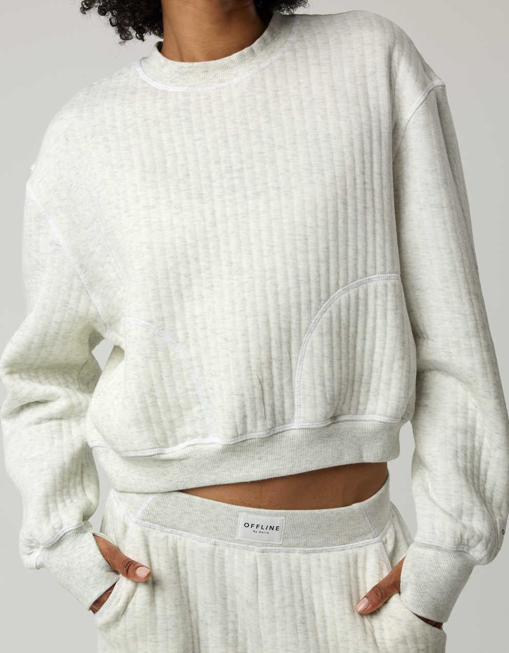 OFFLINE By Aerie Coffee Run Crewneck