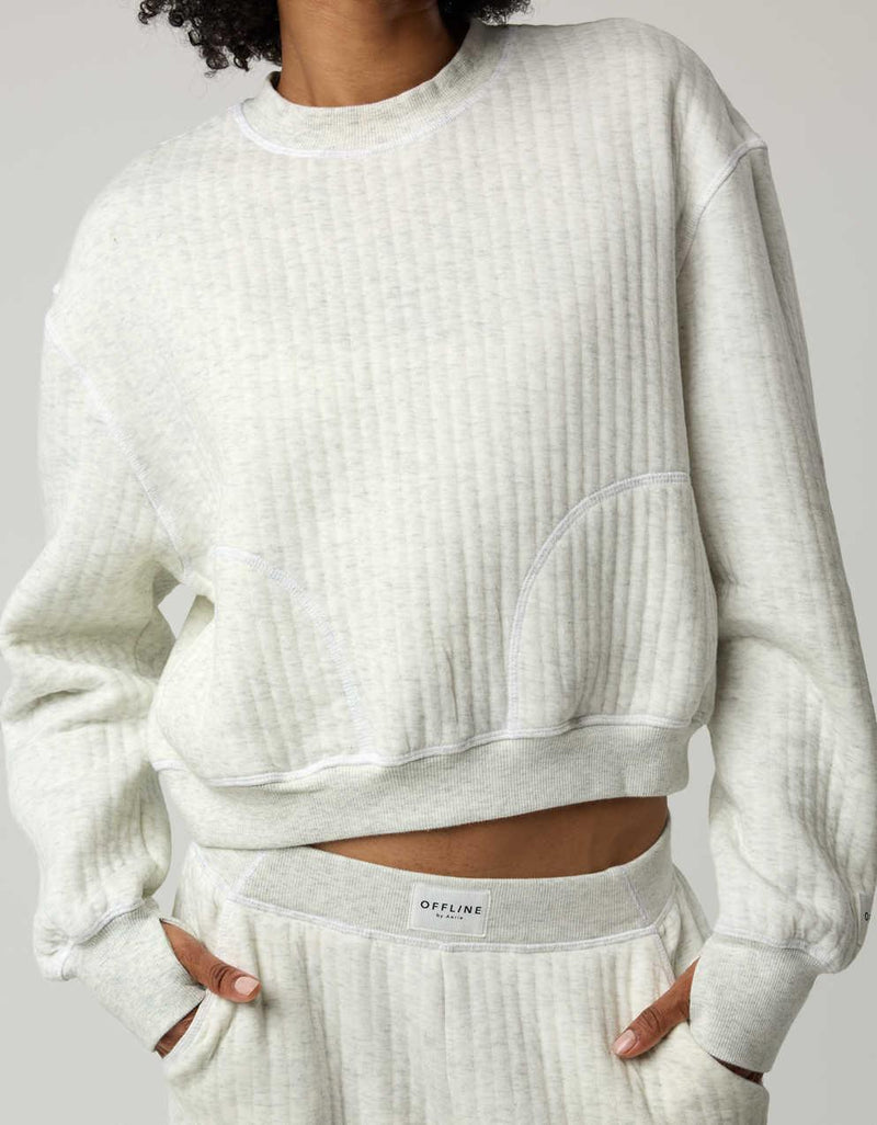 OFFLINE By Aerie Coffee Run Crewneck