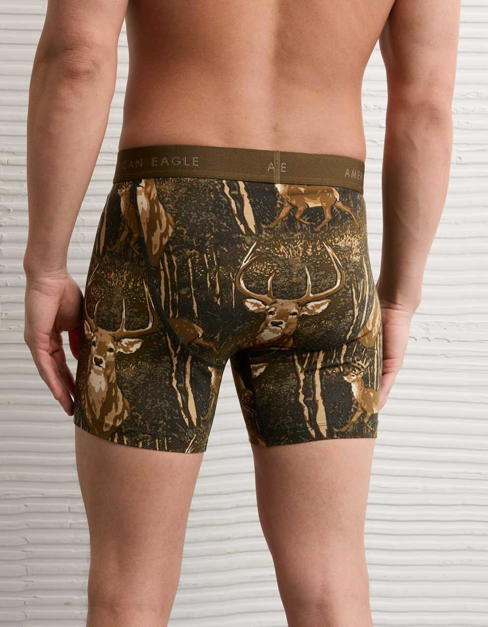 AEO Men's Deer Camo 6" Classic Boxer Brief