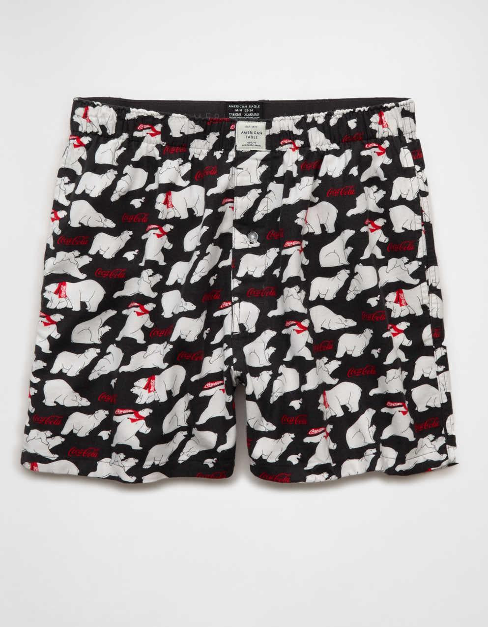 AEO Coca-Cola Flannel Pocket Boxer Short