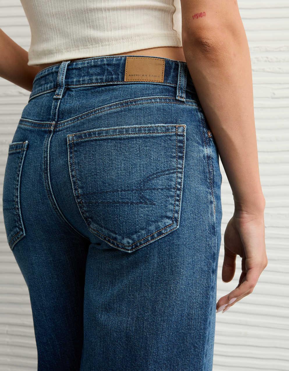 AE Super High-Waisted Baggy Wide-Leg Jean