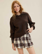 Aerie Classic Quarter Button Sweater