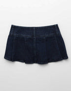AE Super Low-Rise Pleated Micro Mini Skirt