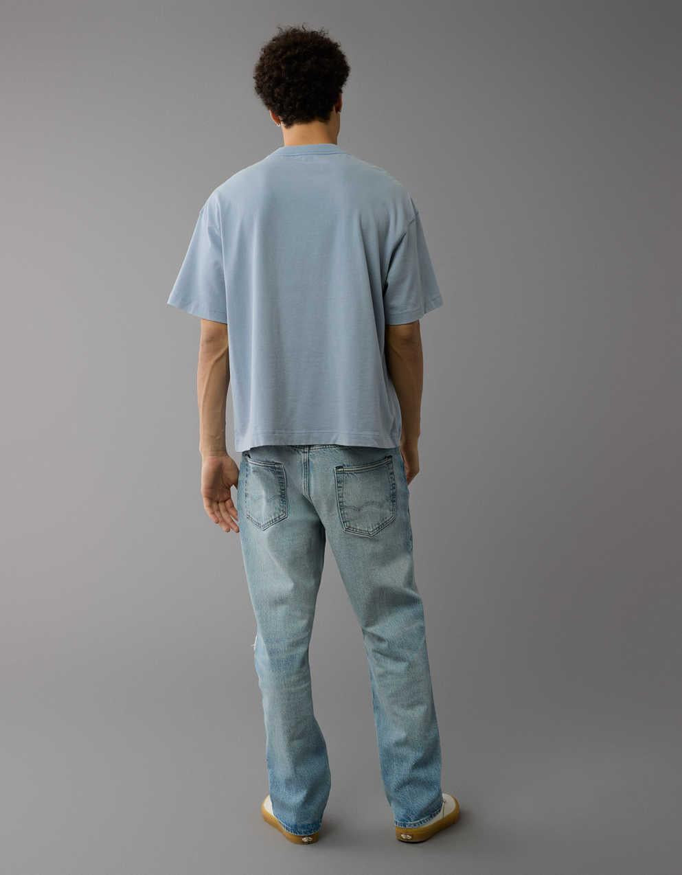 AE Boxy Fit Sueded Jersey T-Shirt