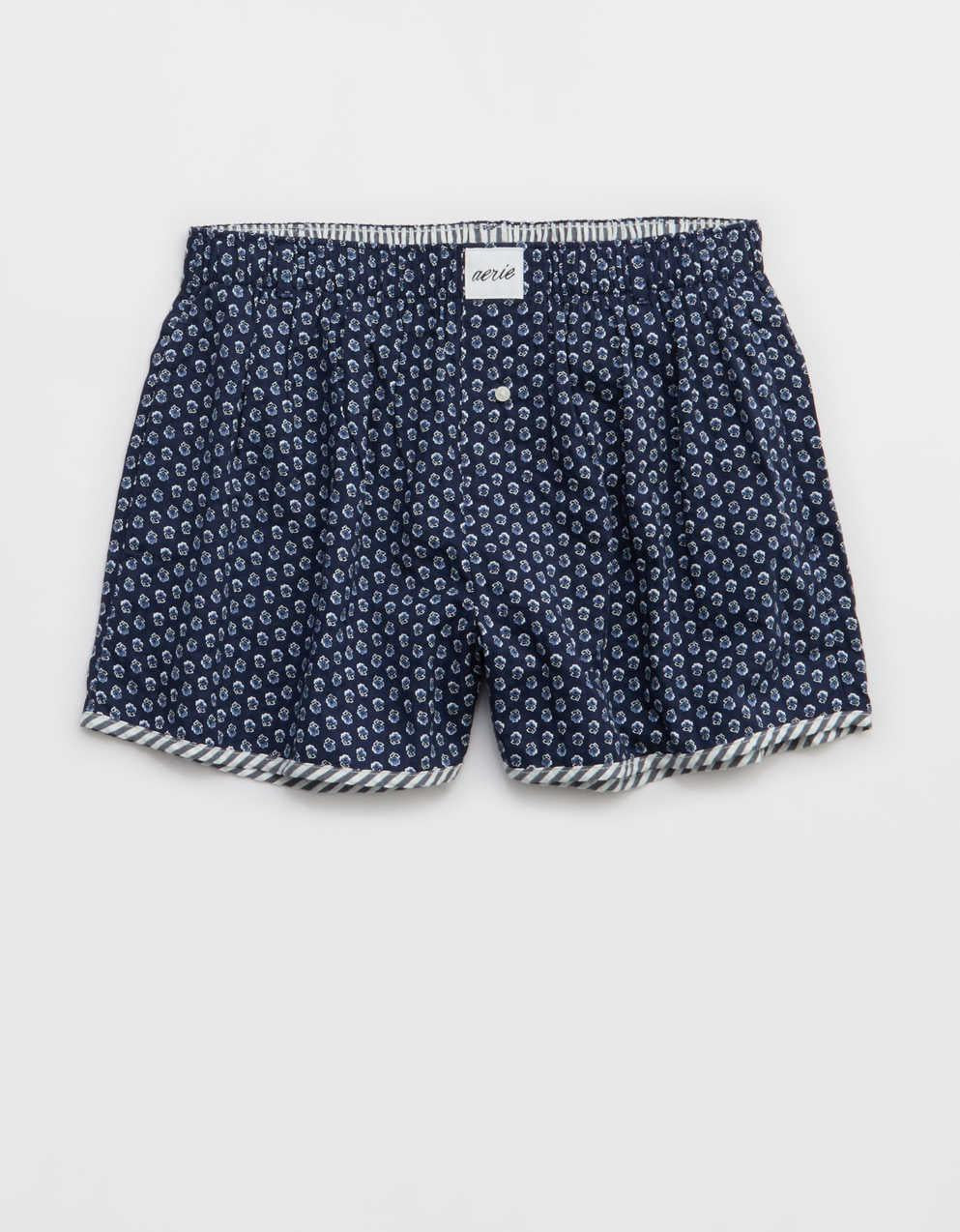 Aerie Seersucker Pajama Boy Boxer