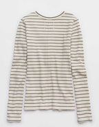 Aerie Essential Henley Layering T-Shirt