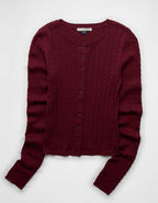 AE Cable-Knit Cardigan Sweater