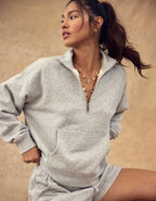 AE Everyday Luxe Quarter Zip Sweatshirt