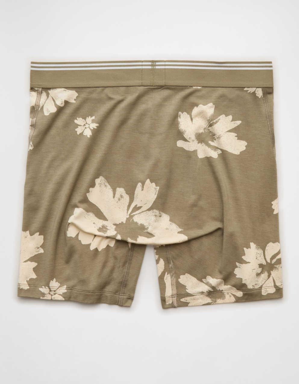 AEO Men's Floral Print 6" Ultra Soft Boxer Brief