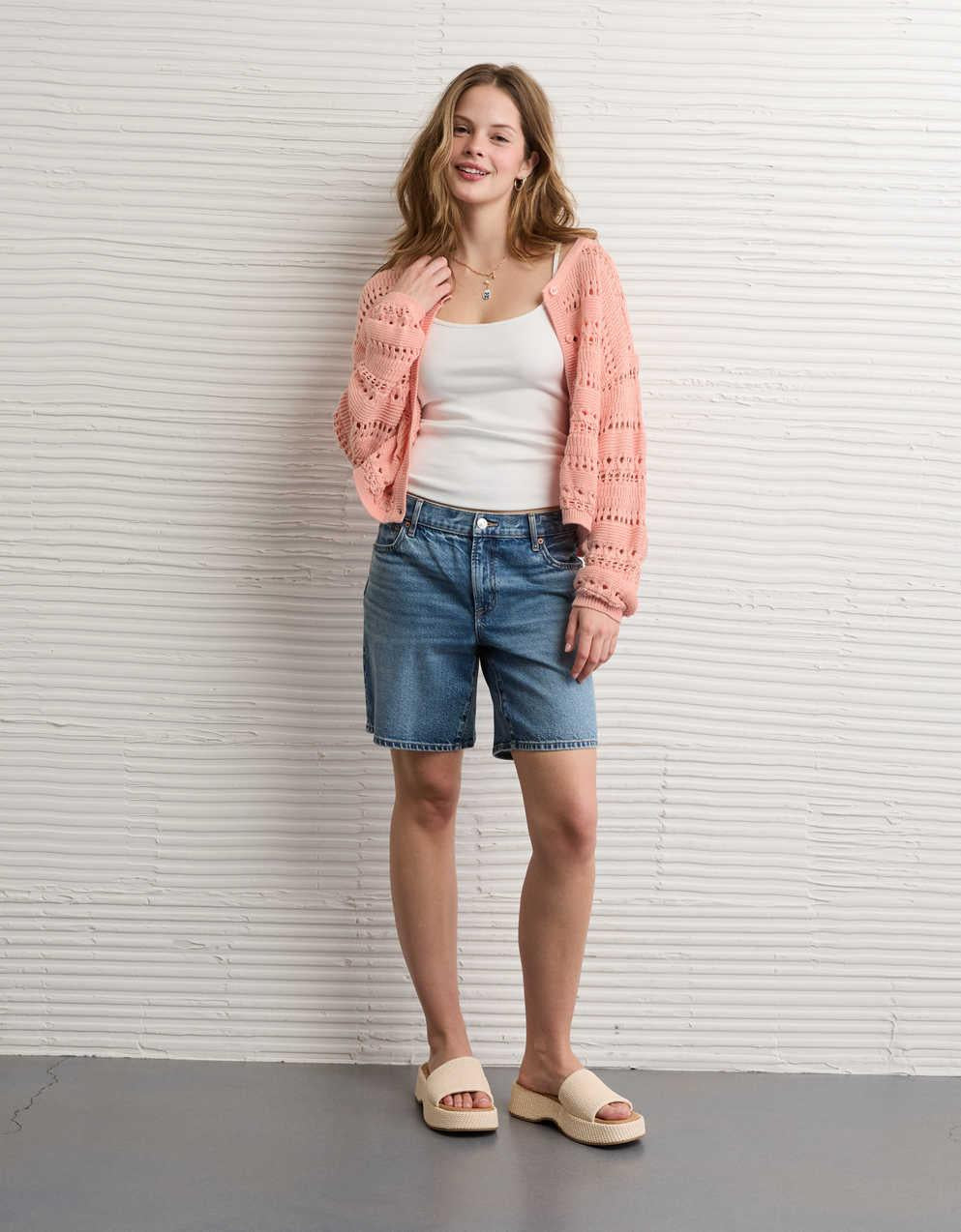 AE Open Stitch Cardigan