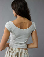 AE Saltwash V-Neck Baby Tee