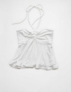 AE Soft & Sexy Halter Cinch Babydoll Top