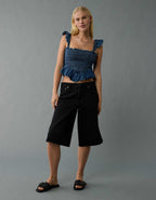 AE Bella Smocked Crop Top
