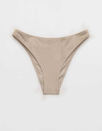 Aerie Pique Mid Rise Cheeky Bikini Bottom