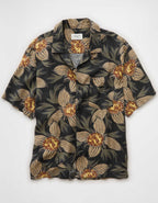 AE Relaxed Fit Camp Collar Button-Up Shirt