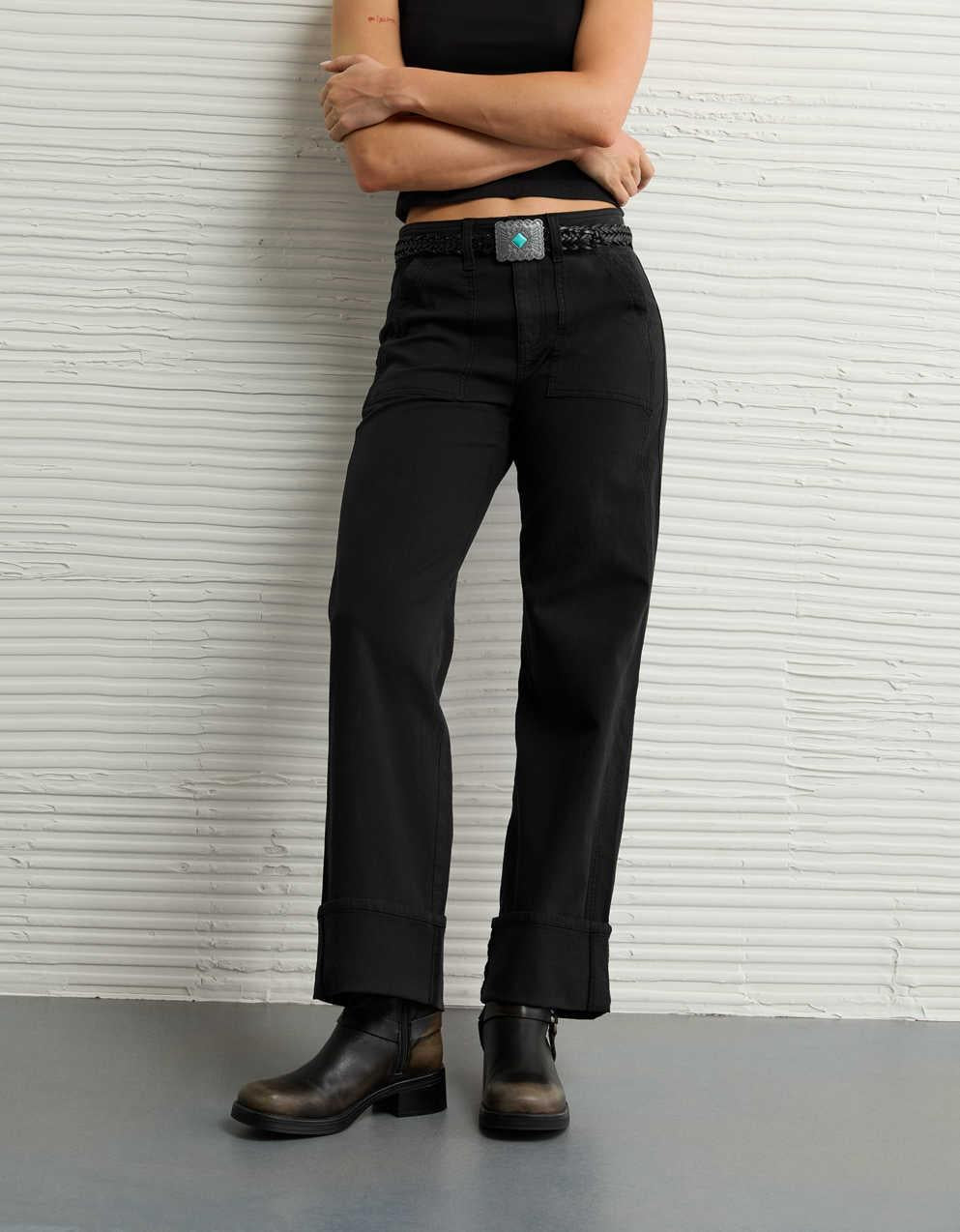 AE Stretch High-Waisted Utility Stovepipe Pant
