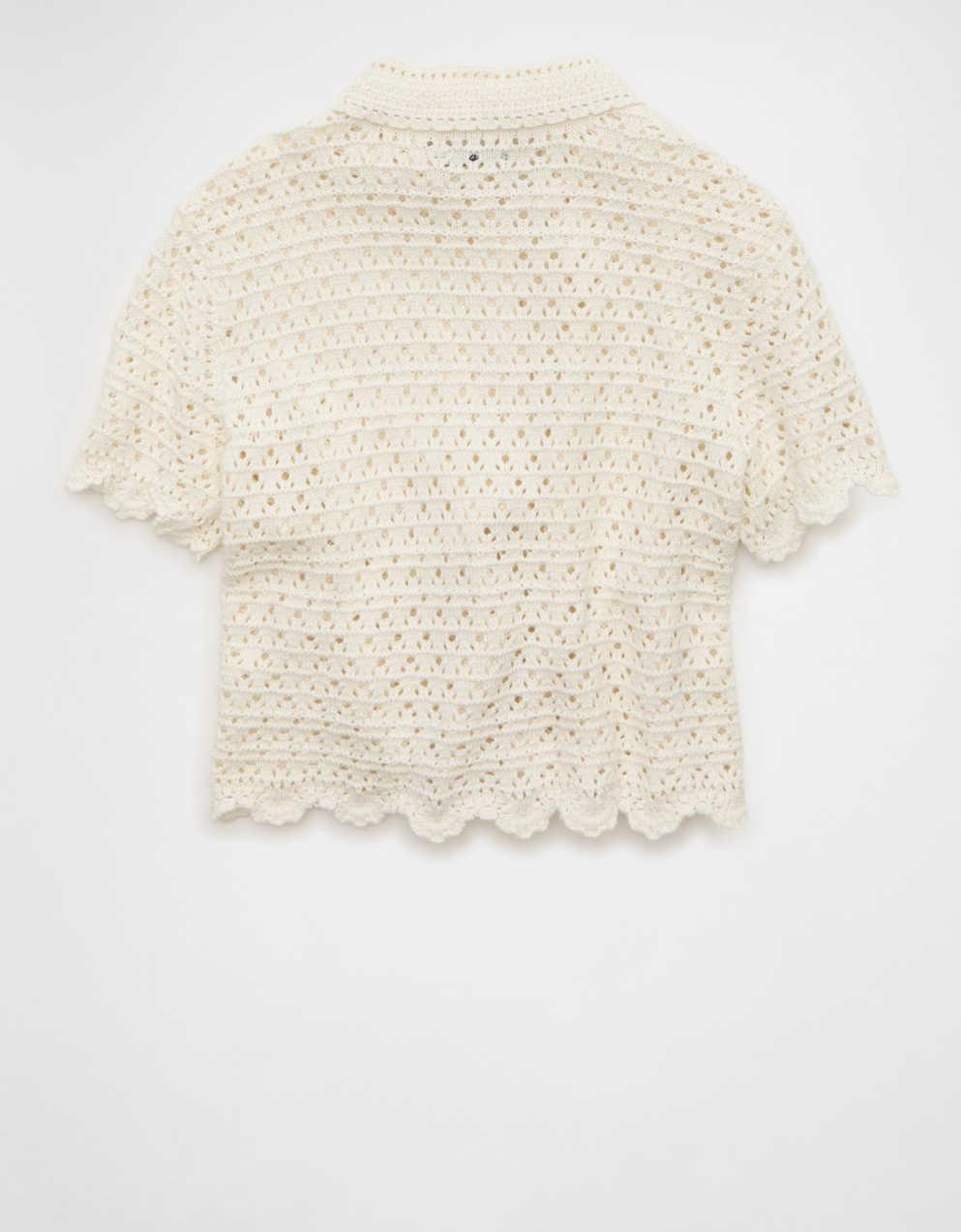AE Button-Up Sweater Polo