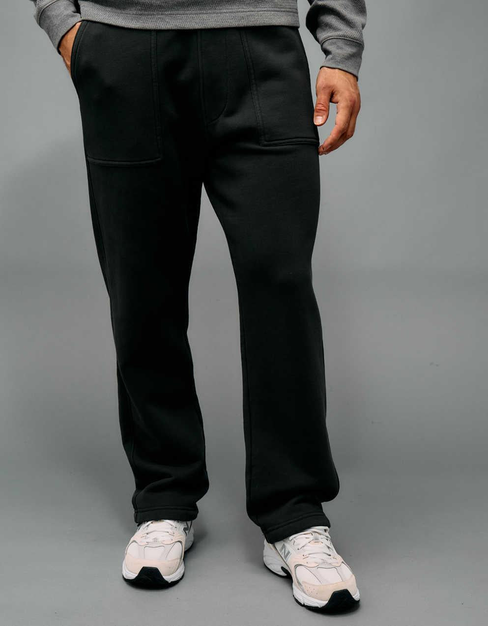 AE Heavyweight Fleece Open Hem Sweatpant