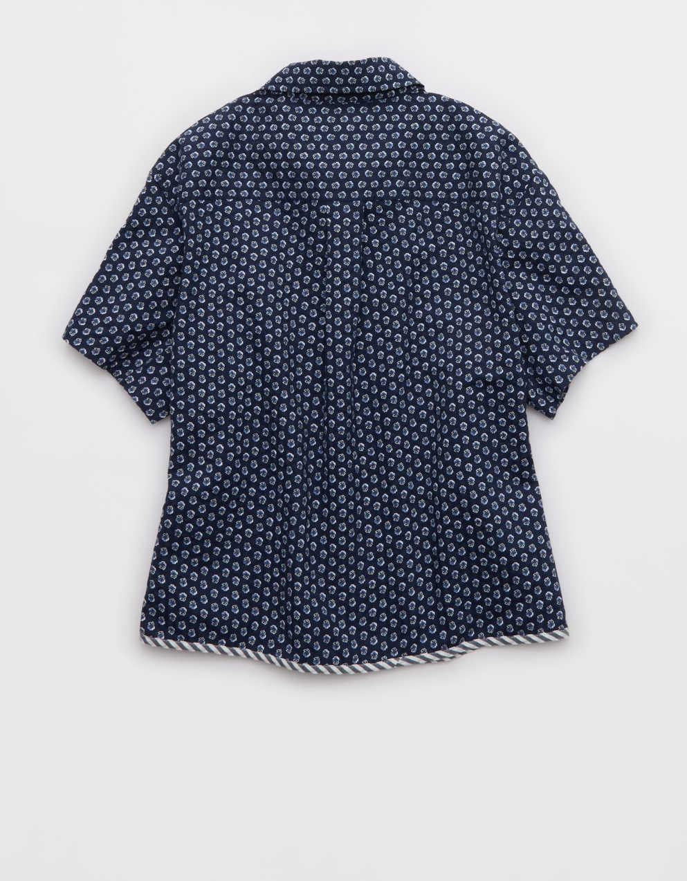 Aerie Seersucker Short Sleeve Pajama Top