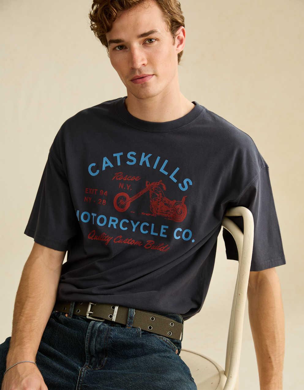 AE Boxy Fit Destination Graphic T-Shirt